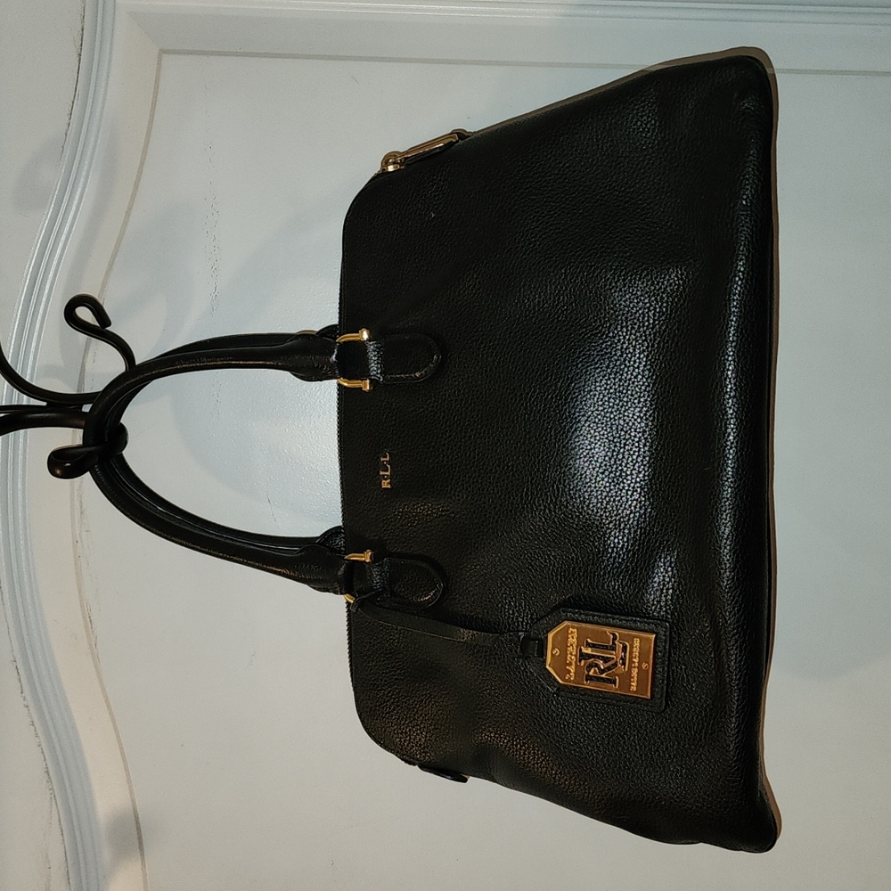 Lauren Ralph Lauren Black Leather bag